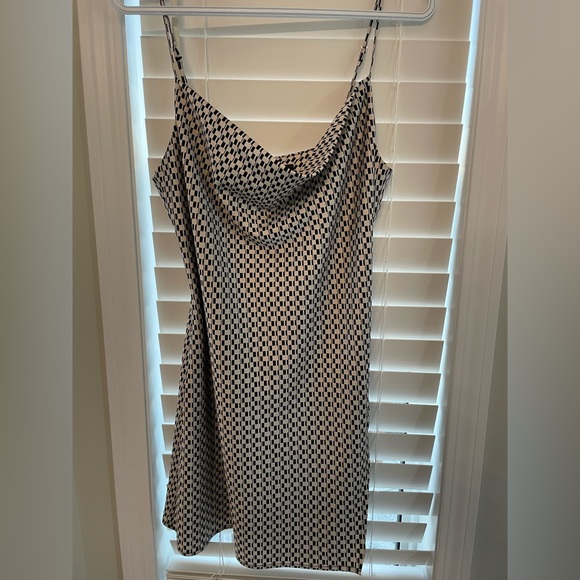 Beige and Black Slip Dress - Medium - see other photos - Picture 2 of 3